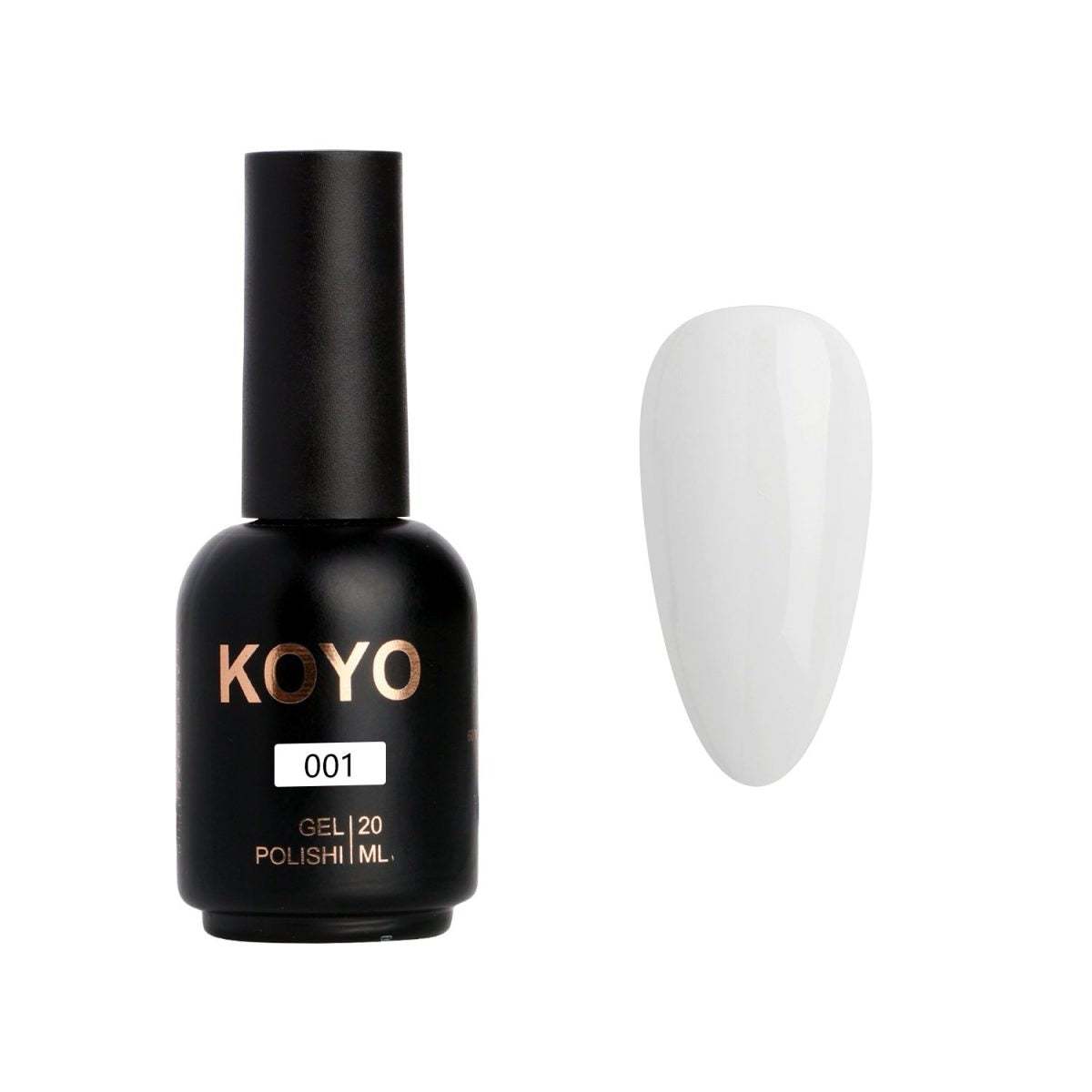 לק ג'ל KOYO גוון 001 לבן