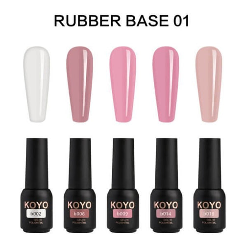 KOYO Rubber base with color set 5